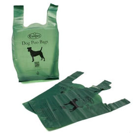 Les sacs biodégradables de dunette de 100%/déchets compostables d'animal familier met en sac le service des douanes acceptable