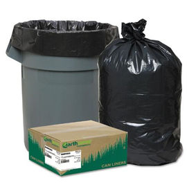 PLA noir compostable/sacs de déchets en plastique biodégradables soudant à chaud le type