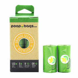 La dunette biodégradable de PLA met en sac l'utilisation de chien avec le logo fait sur commande de distributeur disponible