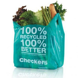 Habillement empaquetant le logo fait sur commande biodégradable de sacs à provisions disponible